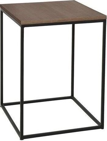 Atlantis sidobord 45 x 45 cm - Valnöt/svart Atlantis sidobord 45 x 45 cm - Valnöt/svart