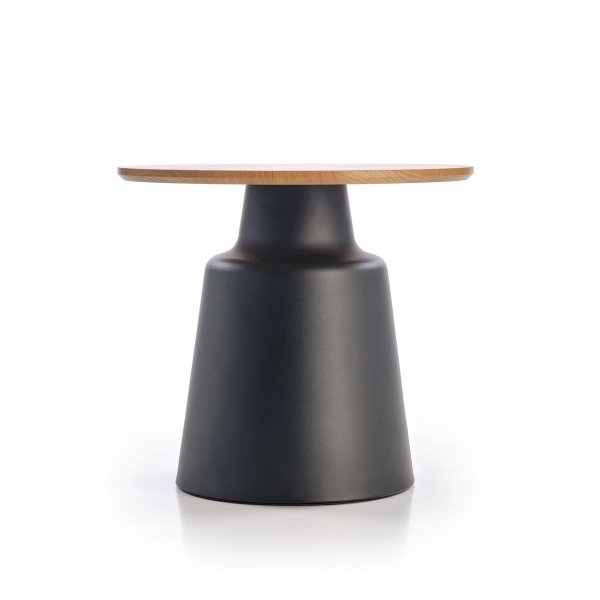 Satsbord 70/50 cm svart / Natur