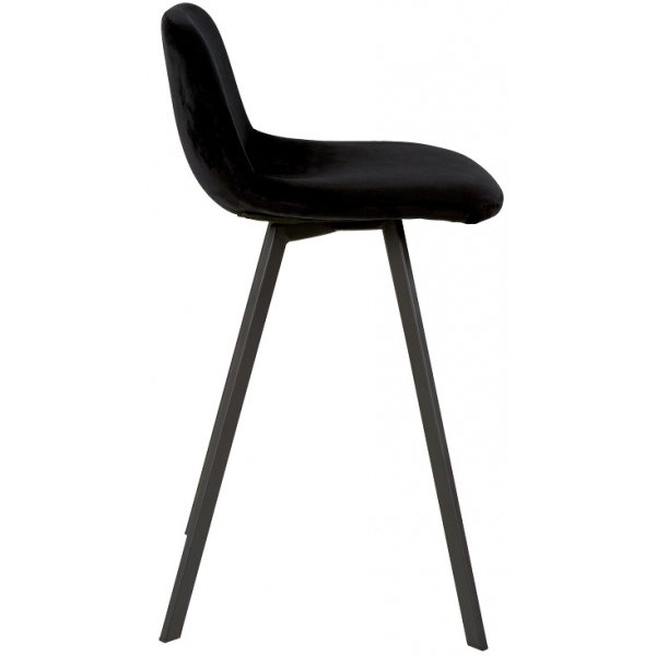 Elisa barstol - Svart sammet