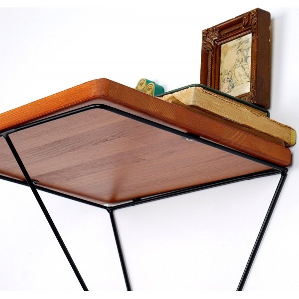 Walter wandplank 37 - Walnoot/zwart