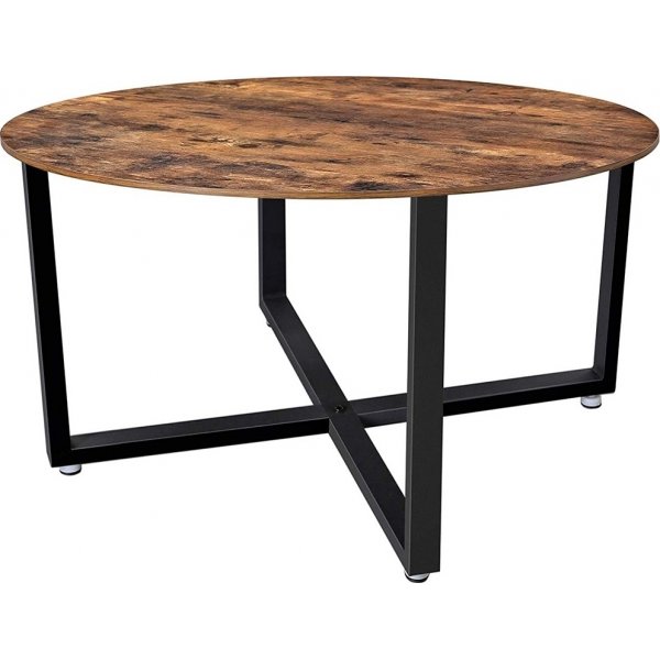 Table basse Beppe Ø88 cm - Marron/noir Table basse Beppe Ø88 cm - Marron/noir