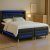 Kontinentalsng komplett 160 x 200 cm svart PU med Led