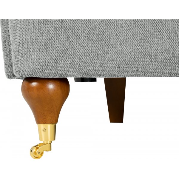 Howard 3-sits soffa grå 225 cm + Fläckborttagare för möbler Howard 3-sits soffa grå 225 cm + Fläckborttagare för möbler