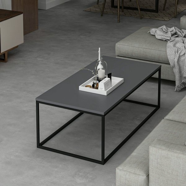 Table basse Tigre 120 x 60 cm - Anthracite Table basse Tigre 120 x 60 cm - Anthracite