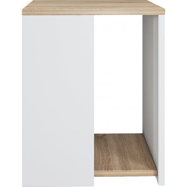 Rome sidobord 40 x 40 cm - Ek/vit Rome sidobord 40 x 40 cm - Ek/vit