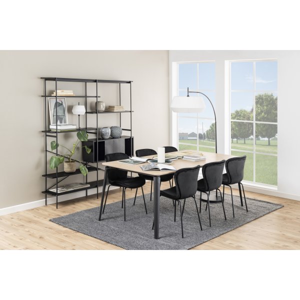 Bibliothque Angus 188 cm - Noir