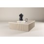 Soffbord beige 90x90 cm - Lennox