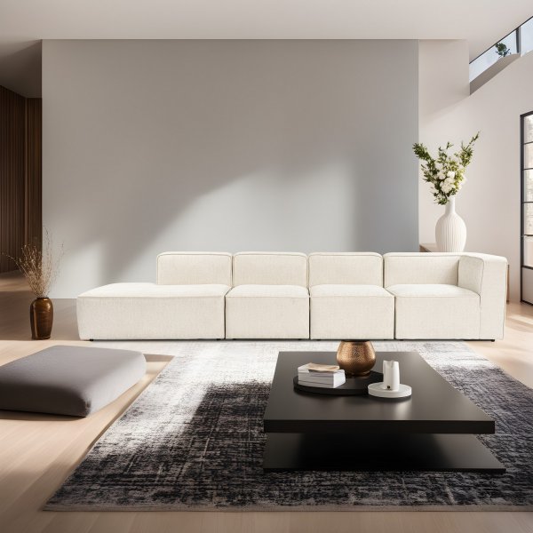 Canapé More - 350 cm Crème Canapé More - 350 cm Crème