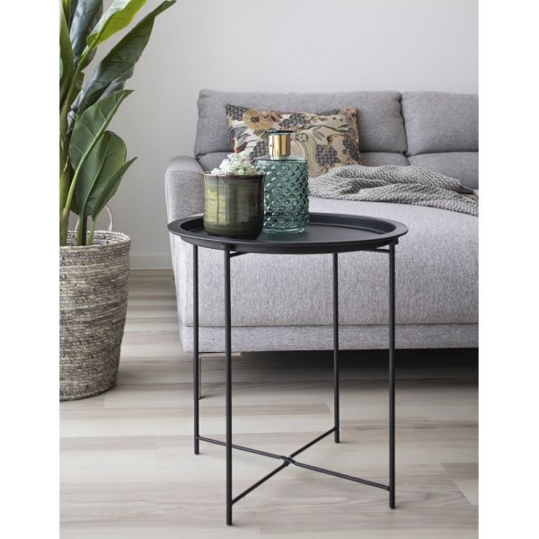 Table d'appoint Bastia 46,8 x 46,8 cm - Noir Table d'appoint Bastia 46,8 x 46,8 cm - Noir