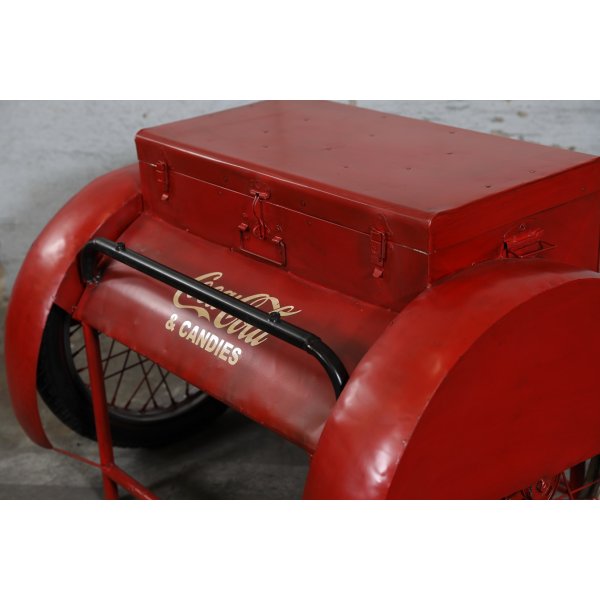 Coca Cola Vintage drinkvagn - Röd metall Coca Cola Vintage drinkvagn - Röd metall