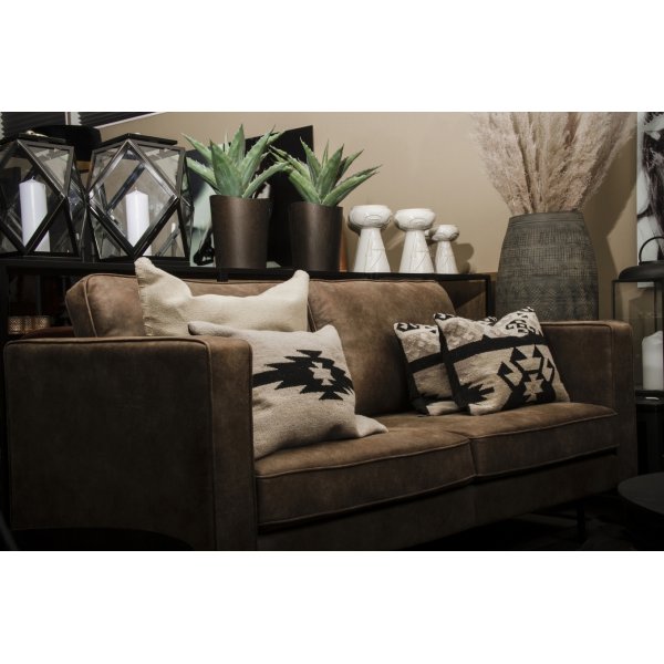 Coussin Supetar 40 x 60 cm - Noir/blanc