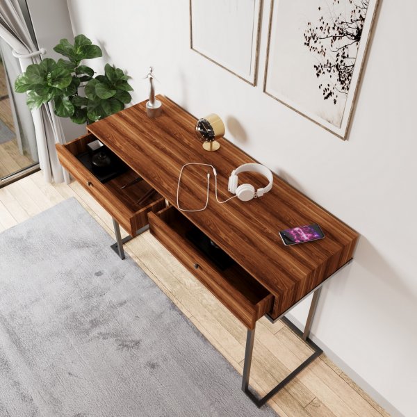 Iki avlastningsbord 120 x 45 cm - Valnöt Iki avlastningsbord 120 x 45 cm - Valnöt