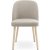 Chaise de salle  manger Anne - Boucl beige