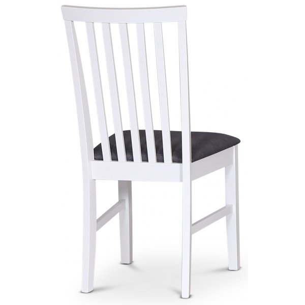 Sandhamn Alice matstol - Vit / Grå + Textilrengöring för möbler Sandhamn Alice matstol - Vit / Grå + Textilrengöring för möbler