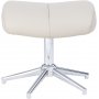 Penglund ftlj med fotpall - Beige (konstlder)