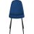 Carisma stol i blå sammet/svart + Fläckborttagare för möbler
