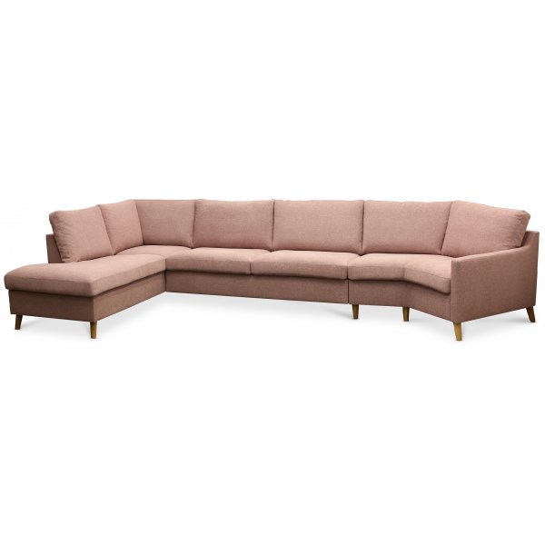 Stream 3-sits med öppet avslut och maxicorner höger - Valfri färg Stream 3-sits med öppet avslut och maxicorner höger - Valfri färg