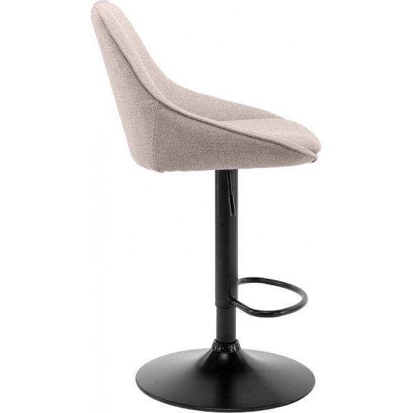 Tabouret de bar jumel avec vrin  gaz - Beige