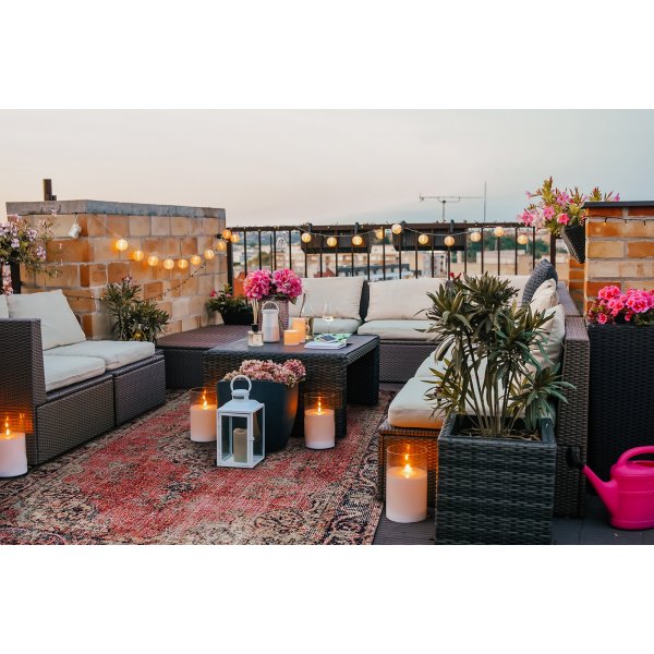 Tapis tissé plat Tibet Vintage Rouge Tapis tissé plat Tibet Vintage Rouge