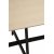 Ooid matbord 220 x 110 cm - Ekfanr/svart