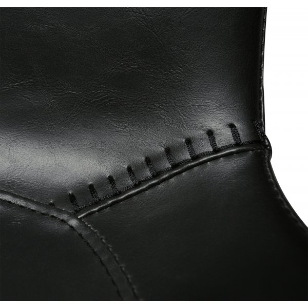Hype matstol - Svart PU Hype matstol - Svart PU