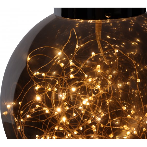 Plafonnier Lemans - Verre fumé/noir Plafonnier Lemans - Verre fumé/noir