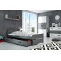Bartek juniorsng med frvaringslda 90 x 200 cm - Valfri frg