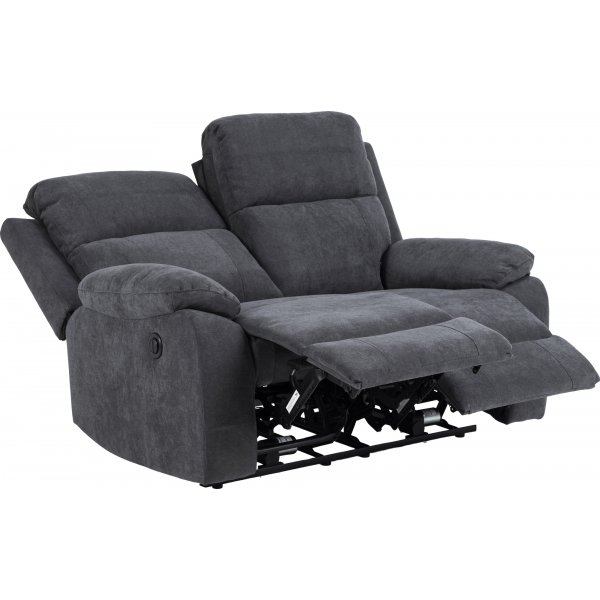 Mora 2-sits reclinersoffa - Grå Mora 2-sits reclinersoffa - Grå