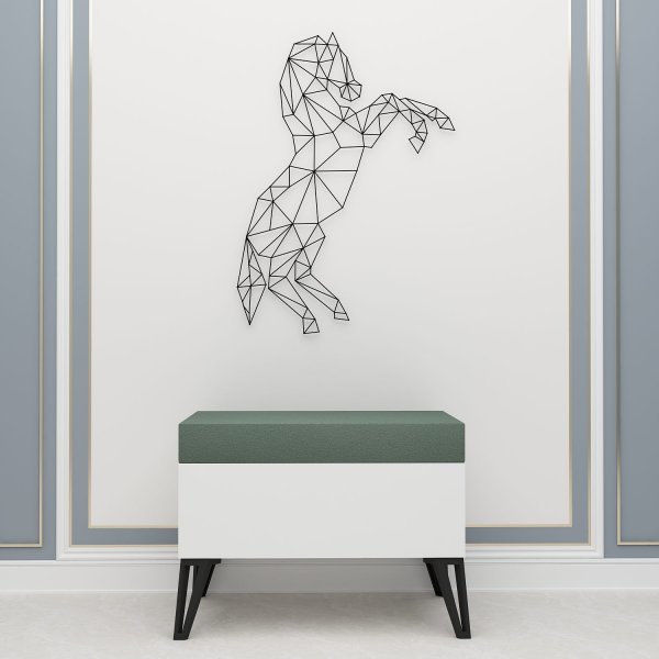 November kista - Vit/grön November kista - Vit/grön