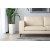 Aspen 3-sits soffa - Beige sammet + Möbelvårdskit för textilier