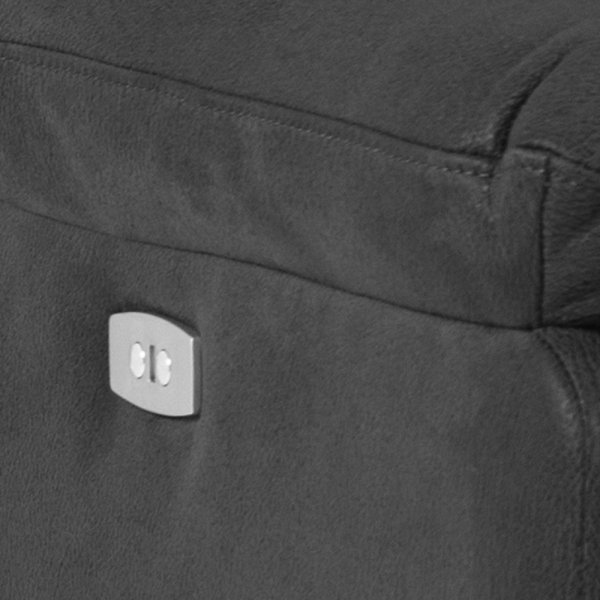 Canapé inclinable 2 places Rana - Gris Canapé inclinable 2 places Rana - Gris