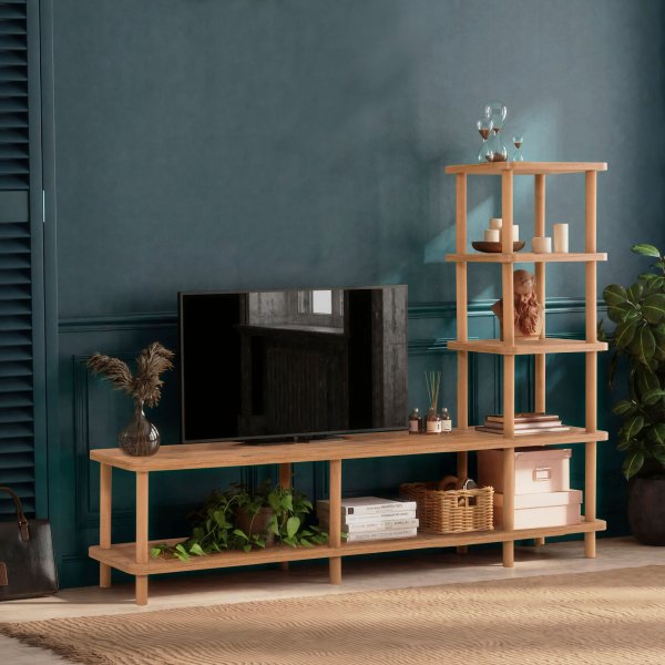 Mezza TV-bänk - Furu Mezza TV-bänk - Furu