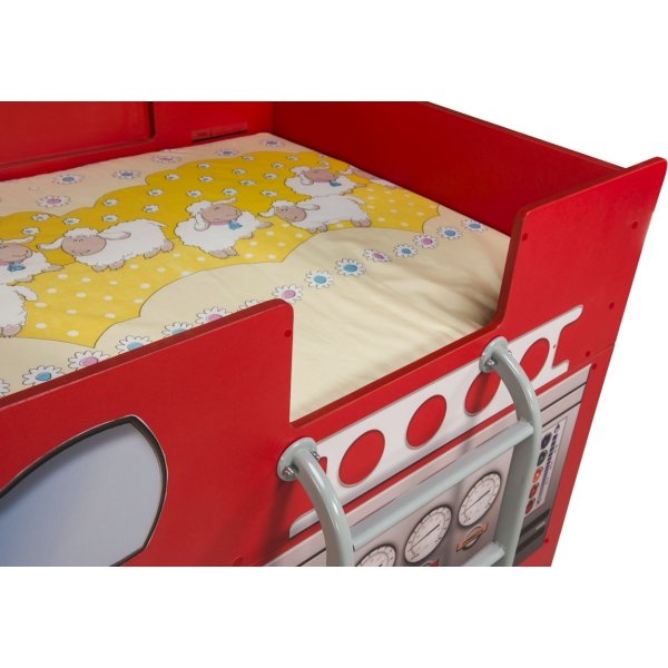 Brandbil Alfons - Våningssäng - 90 x 190 cm Brandbil Alfons - Våningssäng - 90 x 190 cm