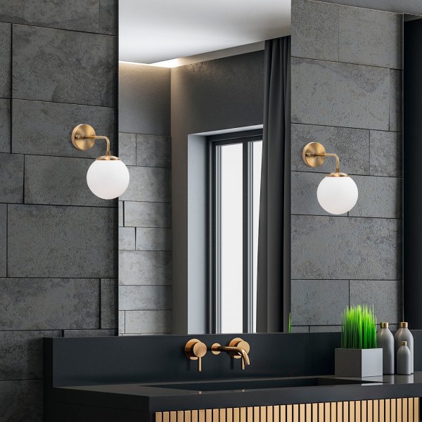 Viran wandlamp 10895 - Vintage/wit