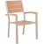 utestol stapelbar beige / aintwood