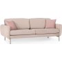 Mint 3-sits soffa - Puderrosa