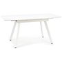 Ylva utdragbart matbord 120-160 cm - Vit (Hgglans)