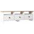 Banc multimdia Trysil - Blanc/chne saphir