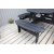 Groupe de meubles Ronda - Banc et table de jardin en un - Noir