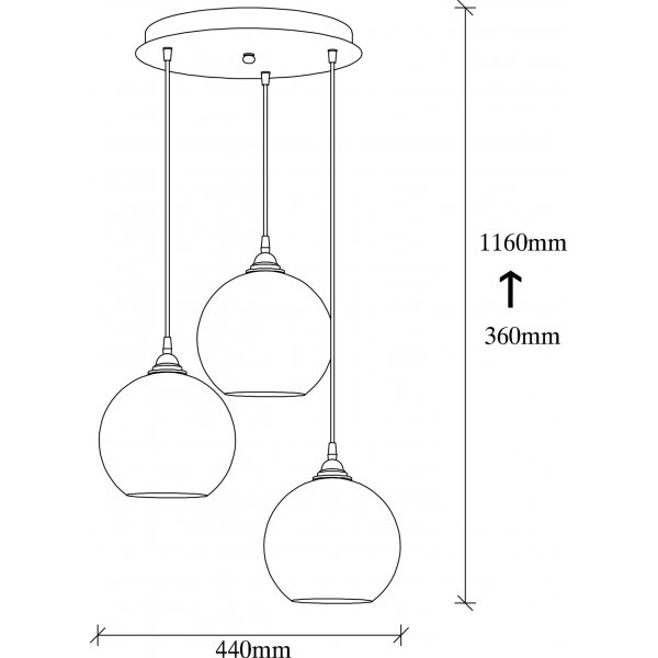 Plafonnier Gullvi 21 - Or/noir Plafonnier Gullvi 21 - Or/noir
