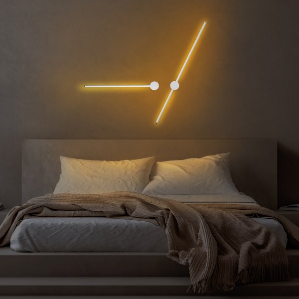 Glavo wandlamp 3 - Wit