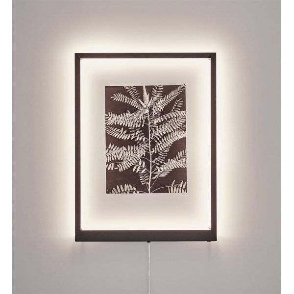 Frame vägglampa 70x50 cm - Svart Frame vägglampa 70x50 cm - Svart