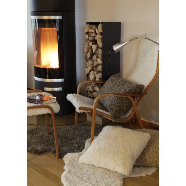 Krullende schapenvacht Beige Krullende schapenvacht Beige