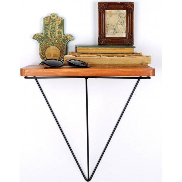 Walter wandplank 37 - Walnoot/zwart