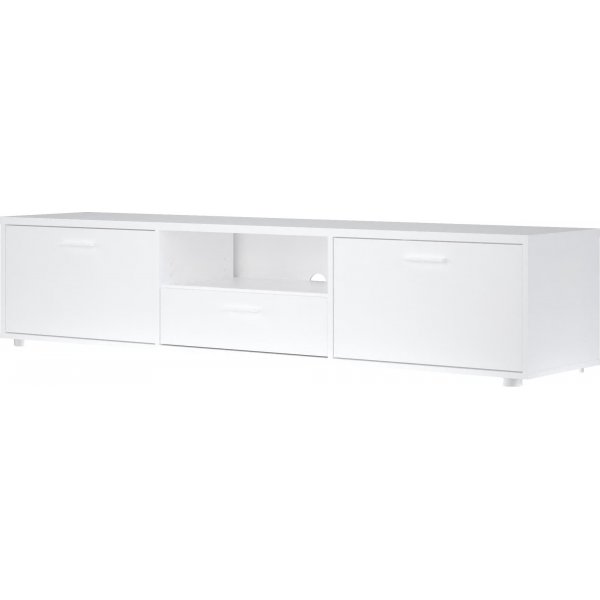 Banc multimédia Media Wide avec tiroirs - Blanc Banc multimédia Media Wide avec tiroirs - Blanc