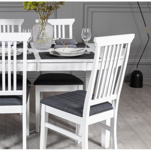 M�s� stol - Gr�/vit