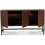 Carl sideboard i brunbetsad ek med 3 drrar