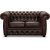 Dublin Chesterfield 2-sits soffa Oxblod lder