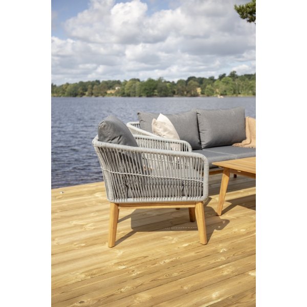 Groupe de canapés Chania - Gris Groupe de canapés Chania - Gris