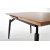 Mishi matbord 140-180 cm - Ek/svart